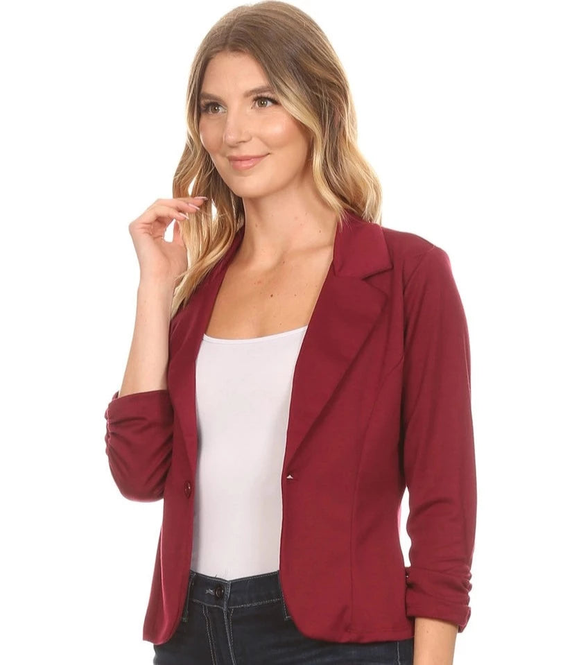 One Button Blazer