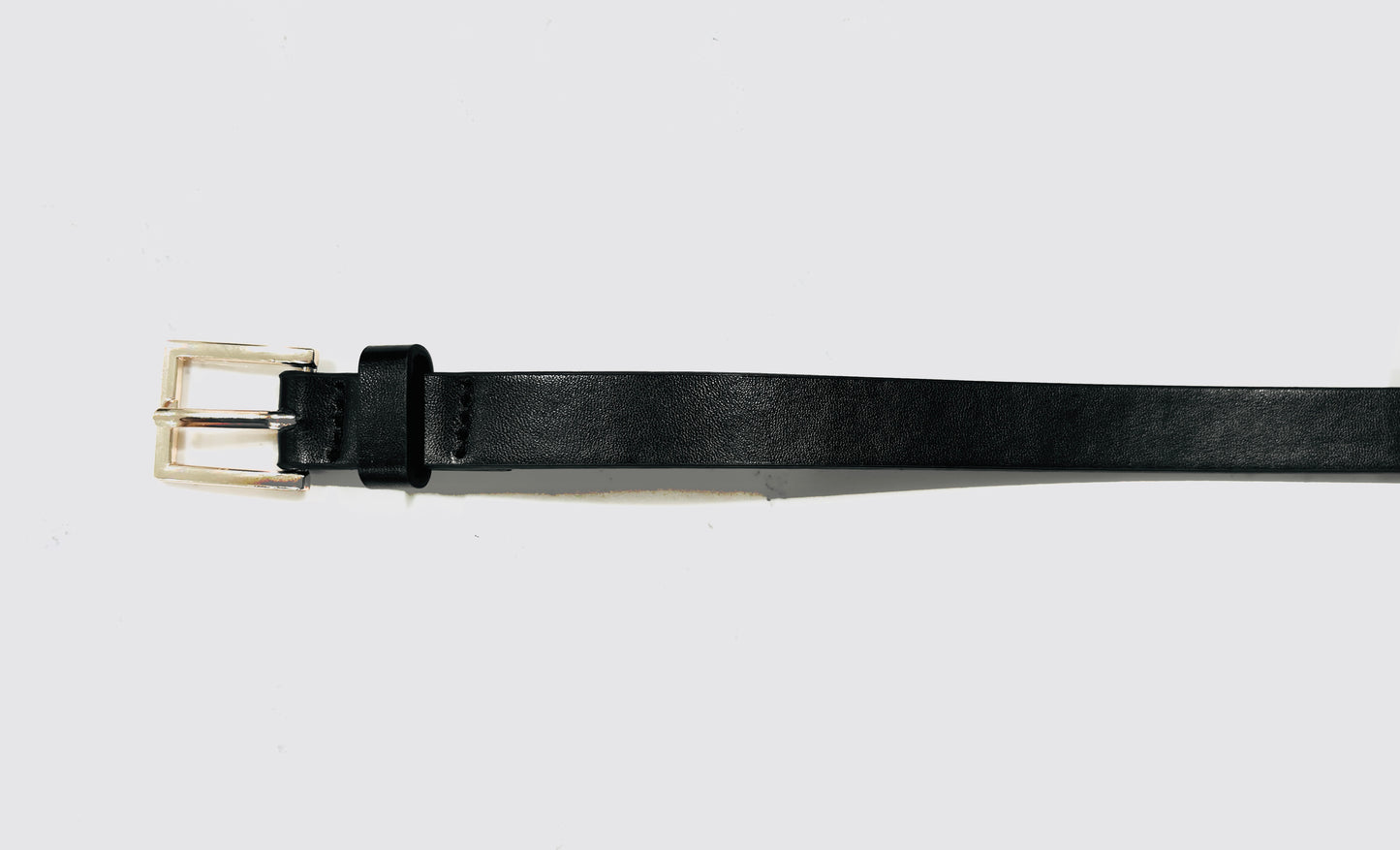 Skinny Square Buckle Belt