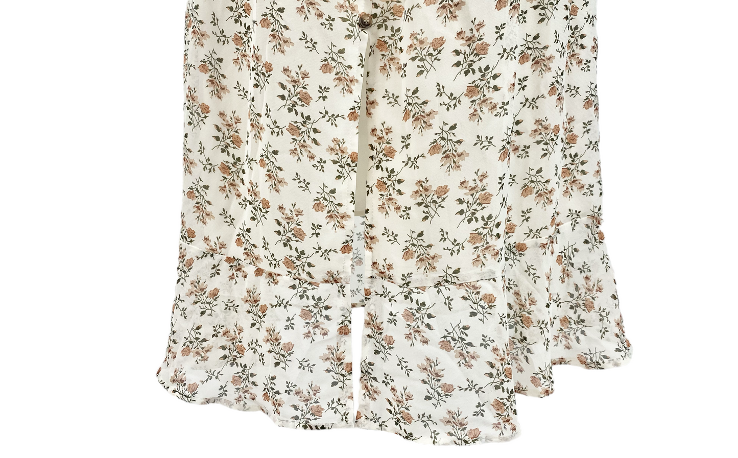 Maxi Button Front Skirt