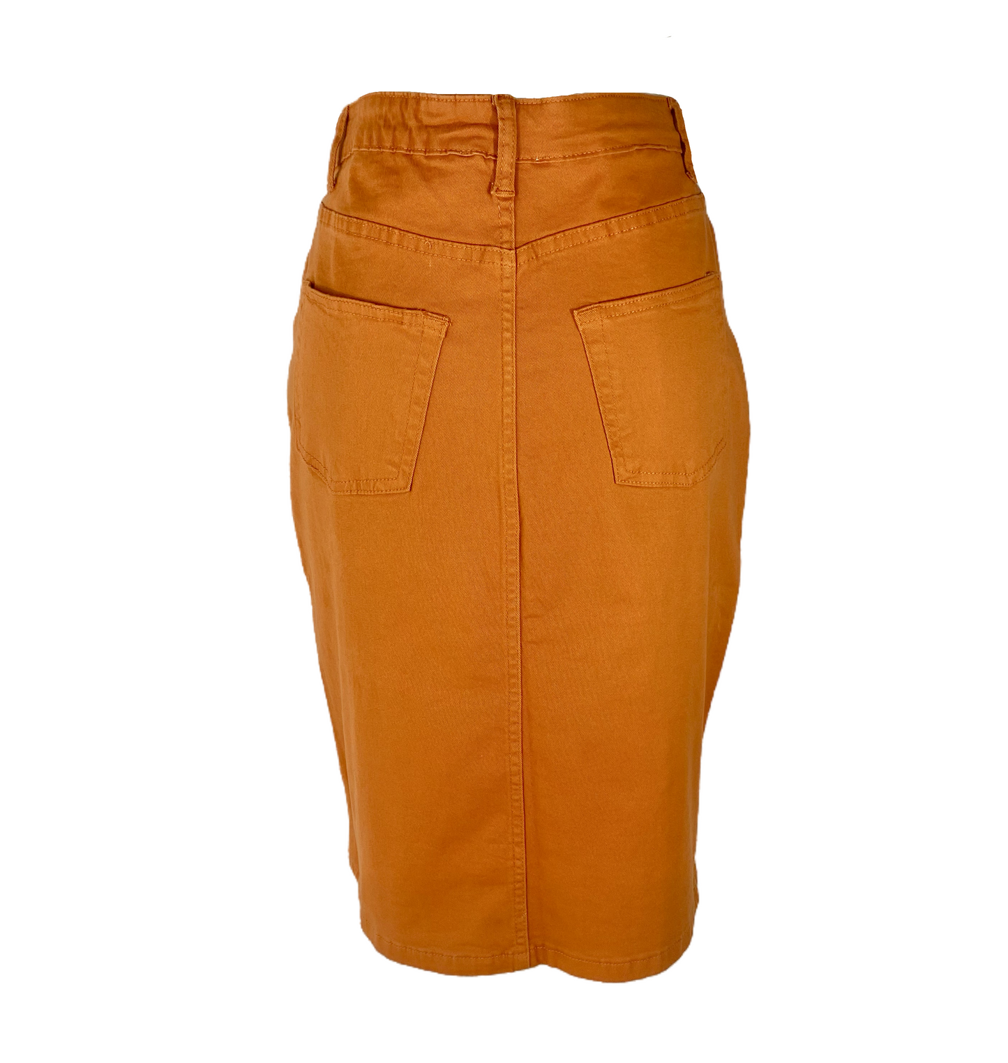 High Waisted Skirt w/Pockets