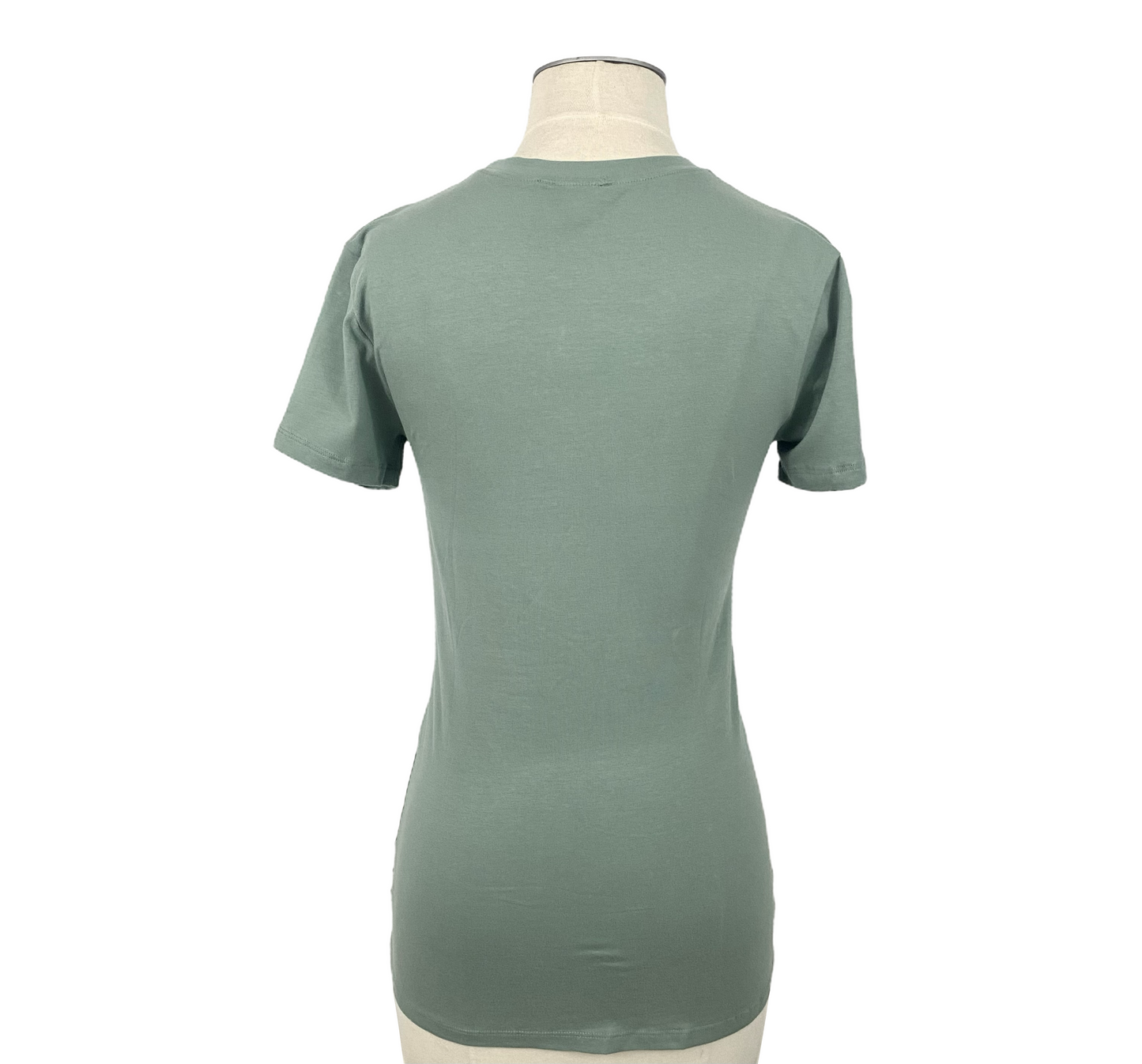 Short Sleeve Crew Neck Fitted Tee