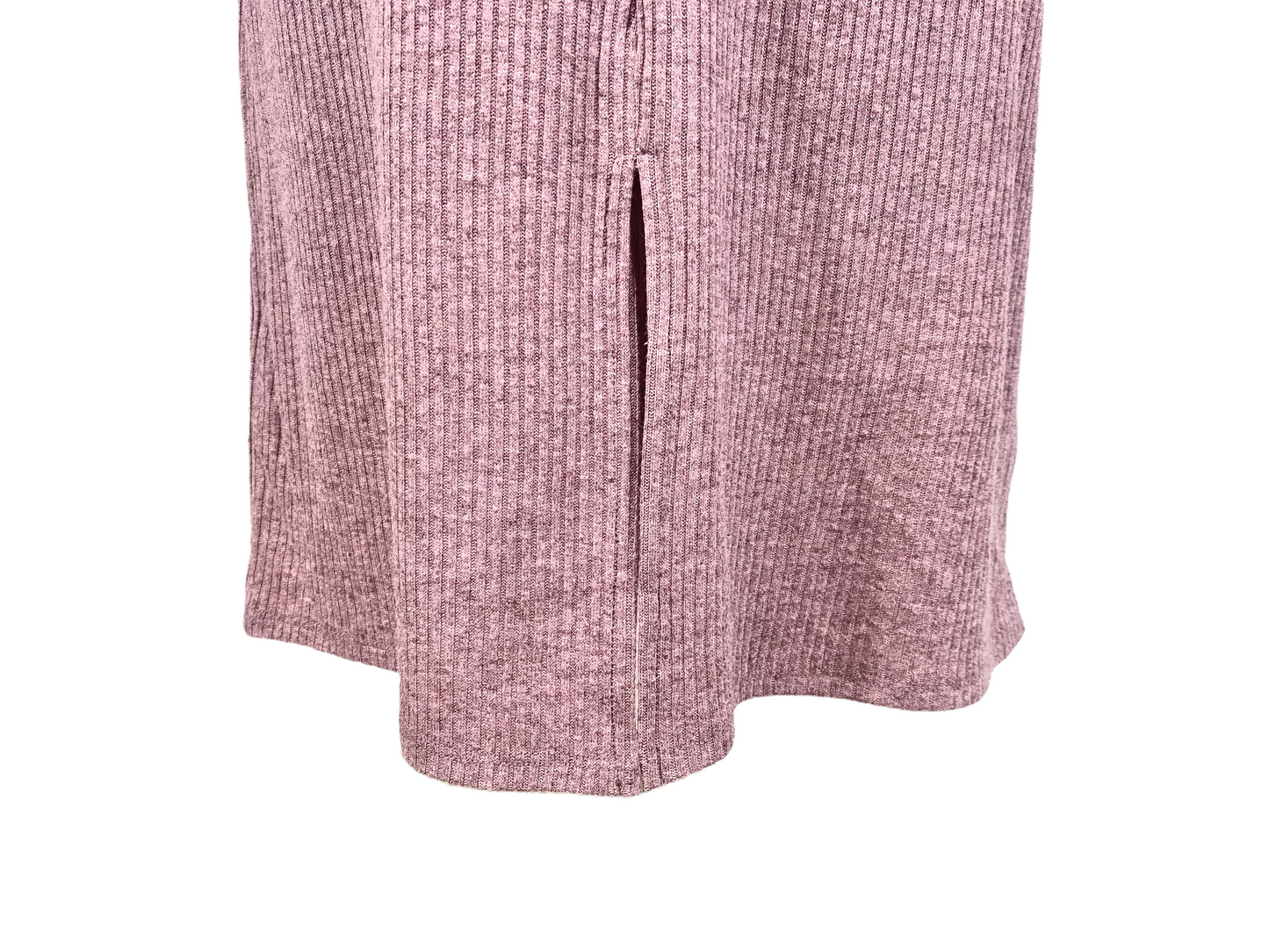 Plus Ribbed Midi Skirt