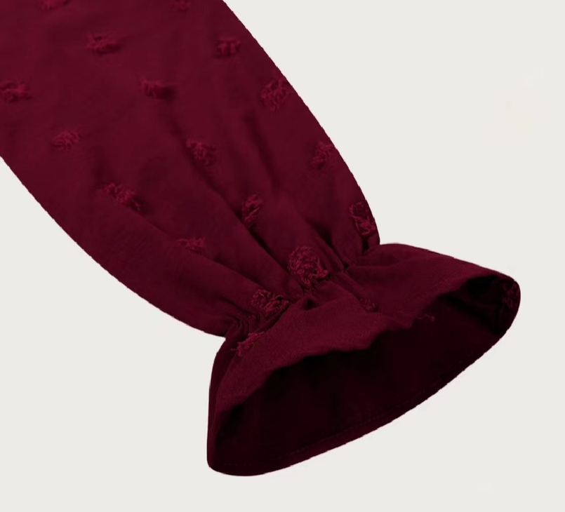 Classic Swiss Dot Maxi Dress