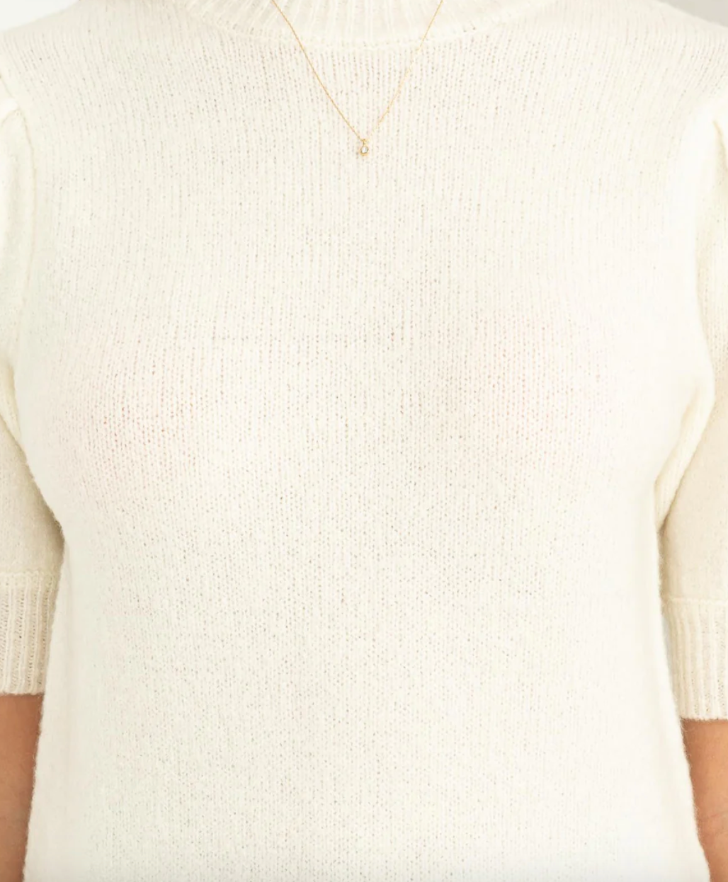Lovely Embrace Puff Sleeve Sweater Top