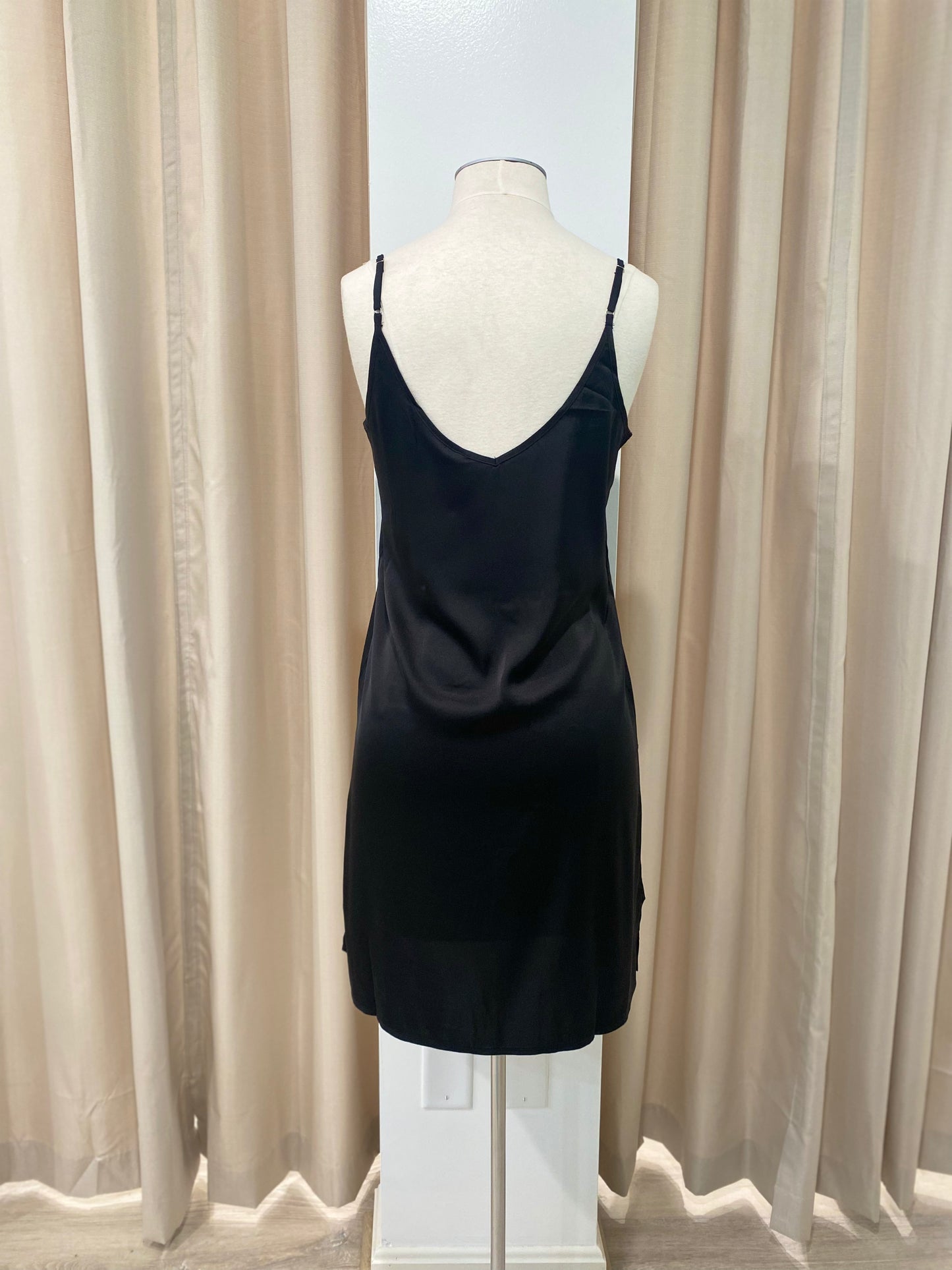 Satin Charmeuse Slip Dress