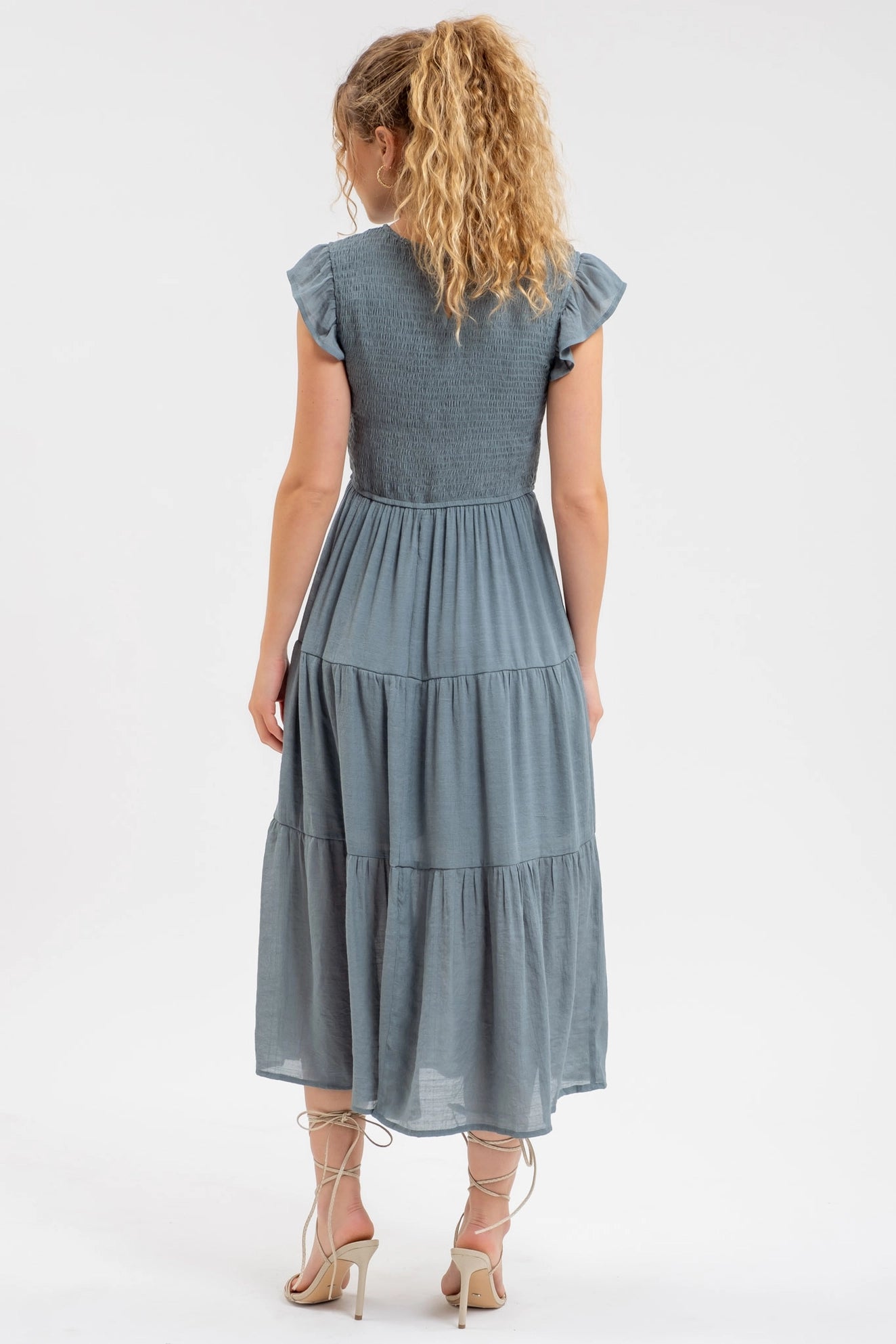 Iris Smocked Tiered Dress