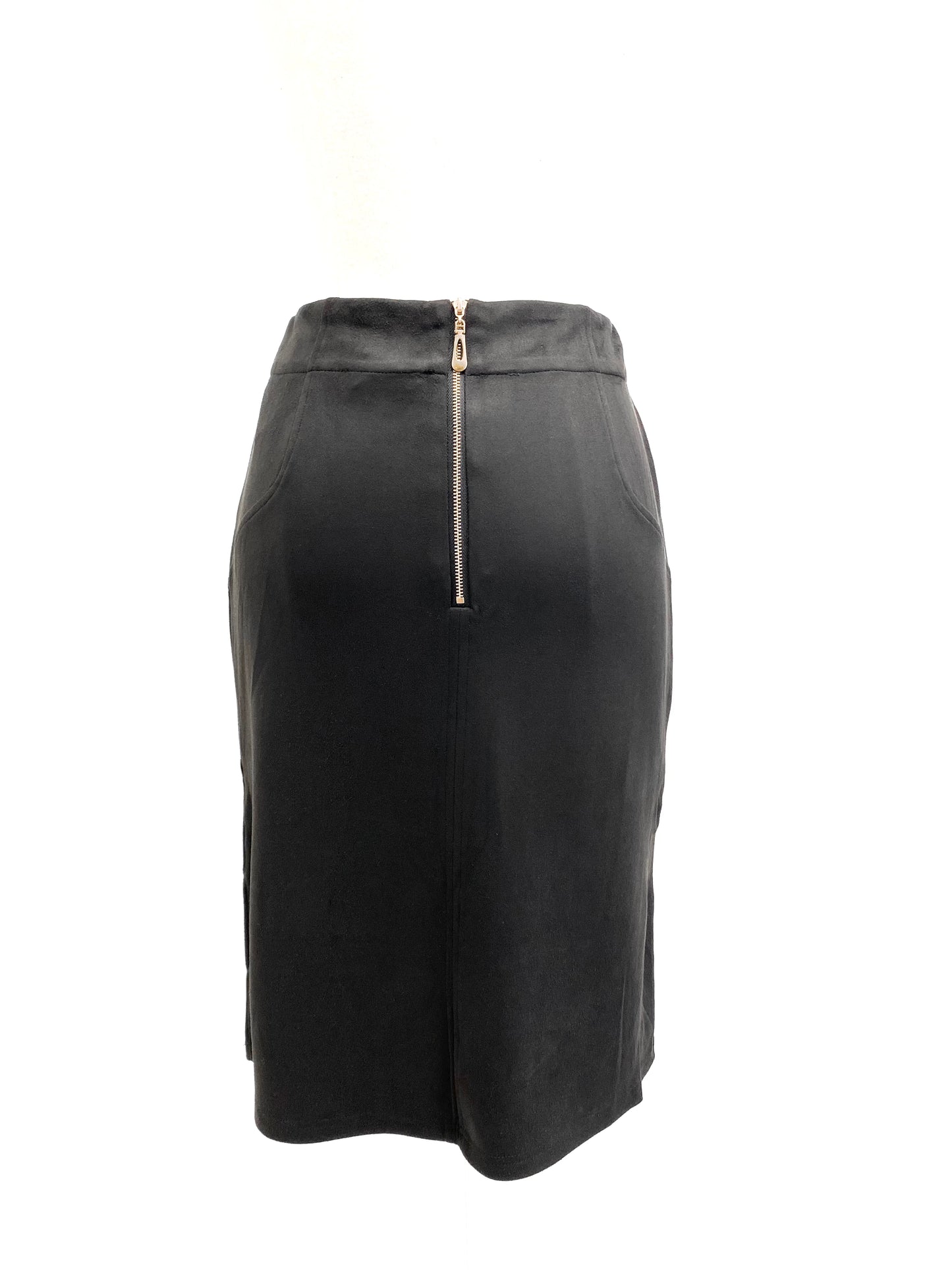 Suede Stretch Skirt