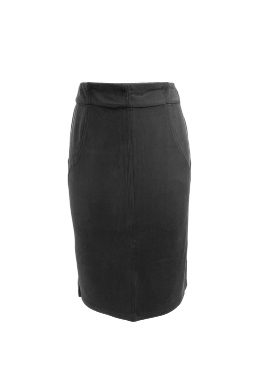 Suede Stretch Skirt
