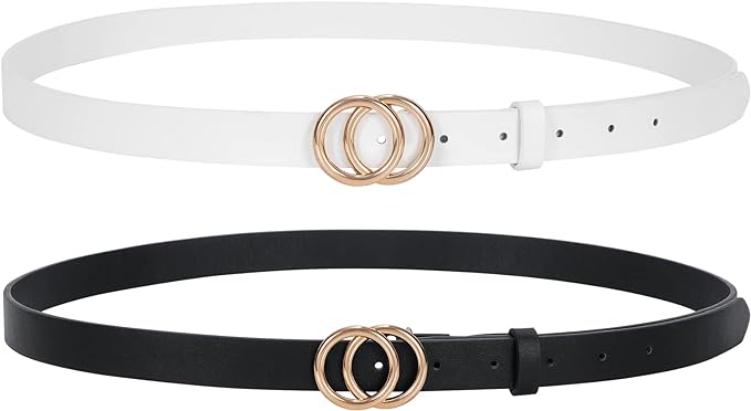 Double Ring Leather Belt