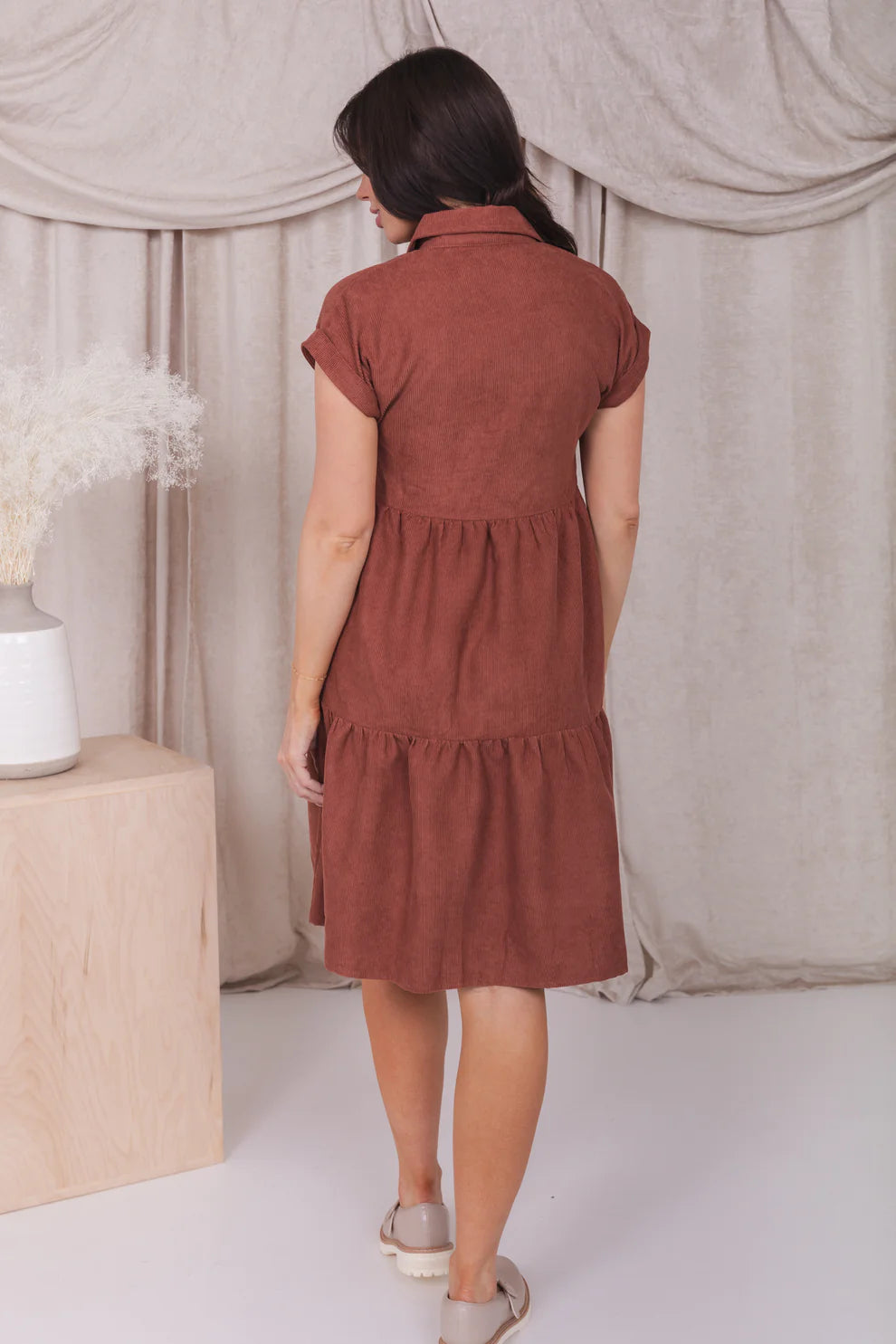 The Emerson Corduroy Dress