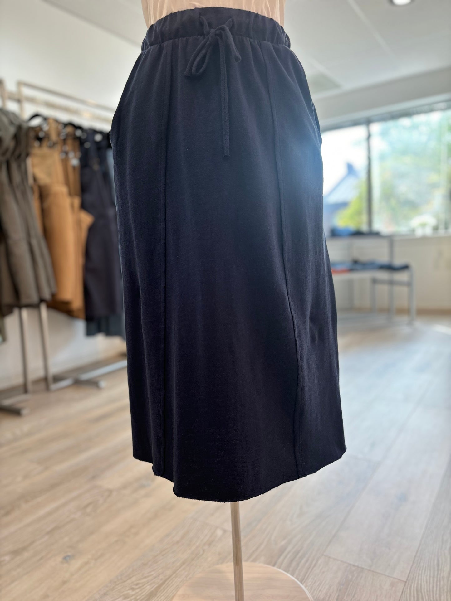 French Terry Maxi Pocket Skirt
