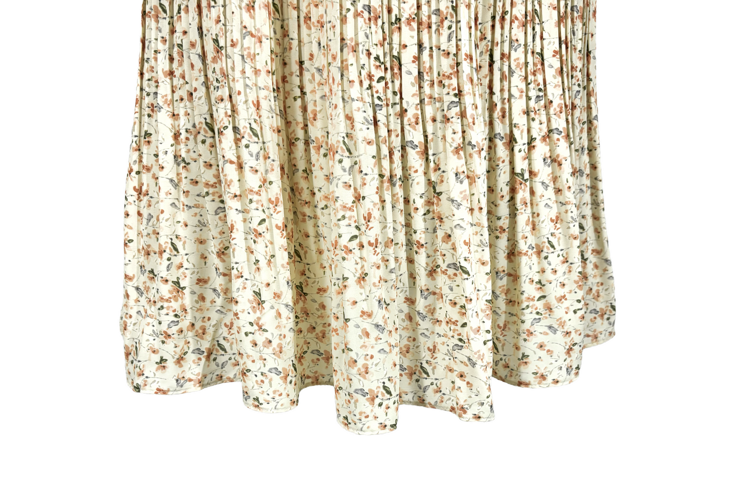 Pleated Midi Skirt