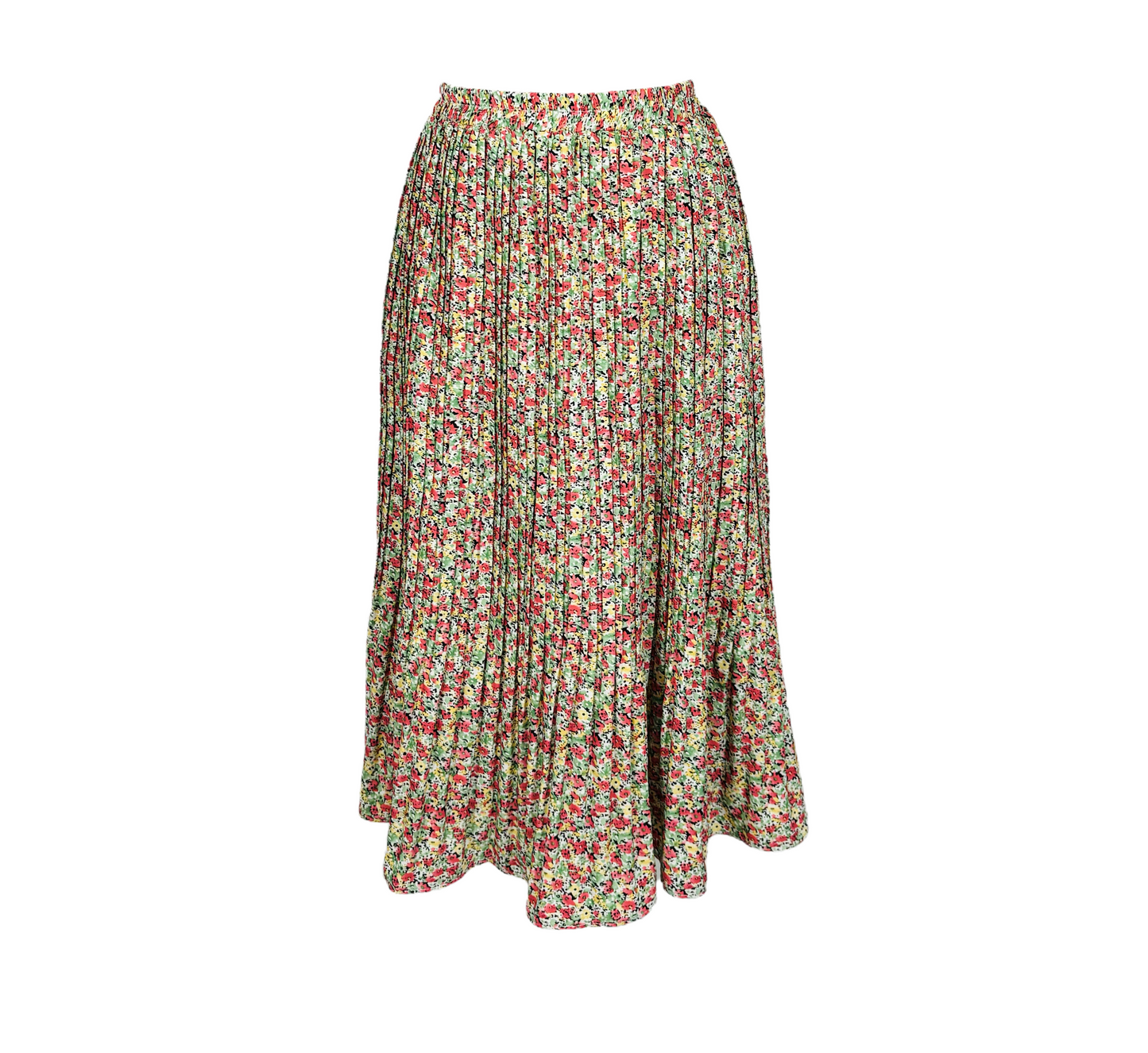 Pleated Midi Skirt