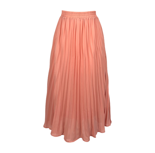 Pleated Maxi Skirt