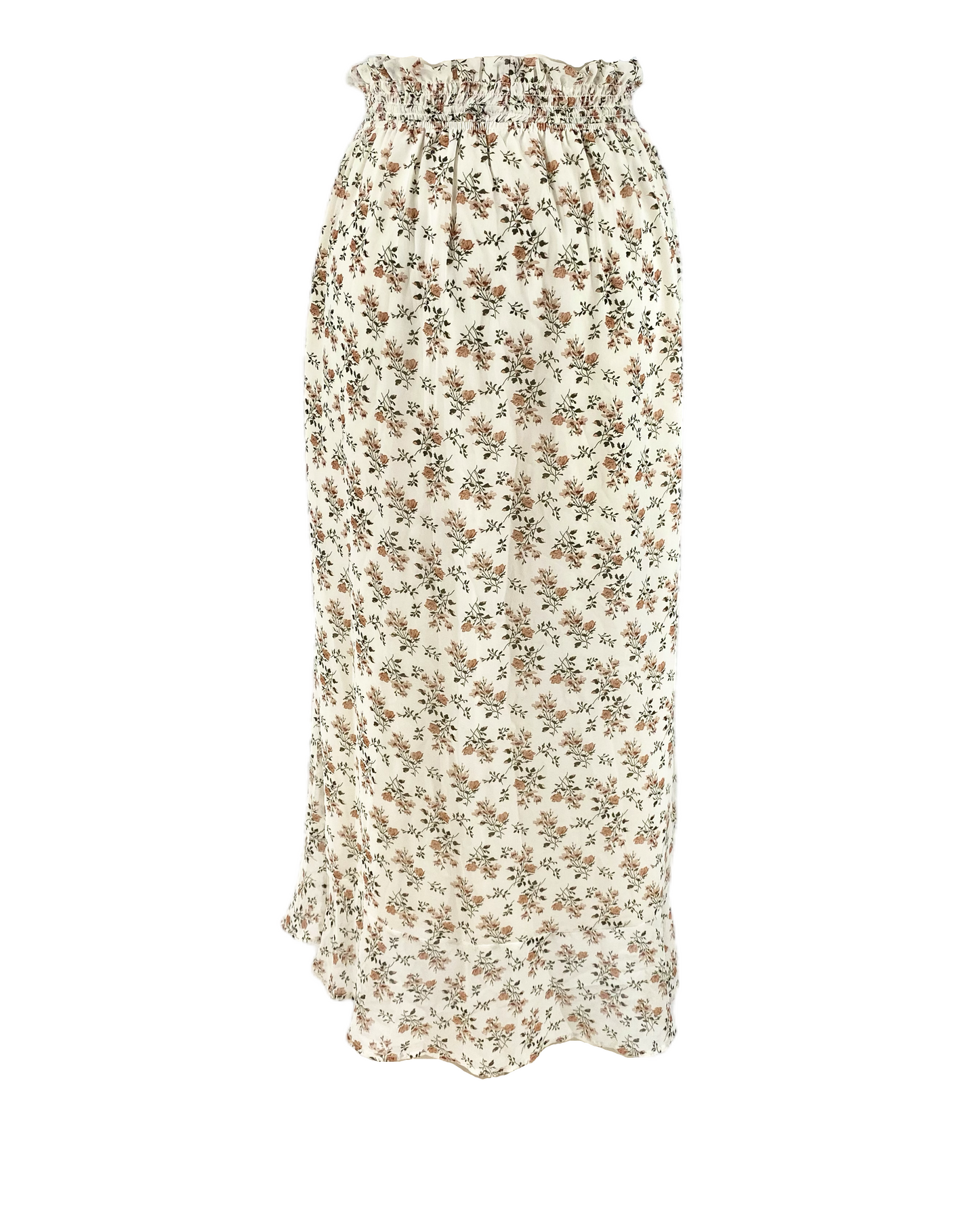 Maxi Button Front Skirt