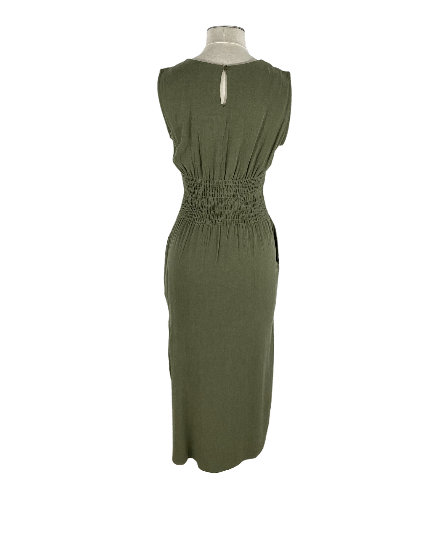 Romantic Impression Side Slit Tie Dress
