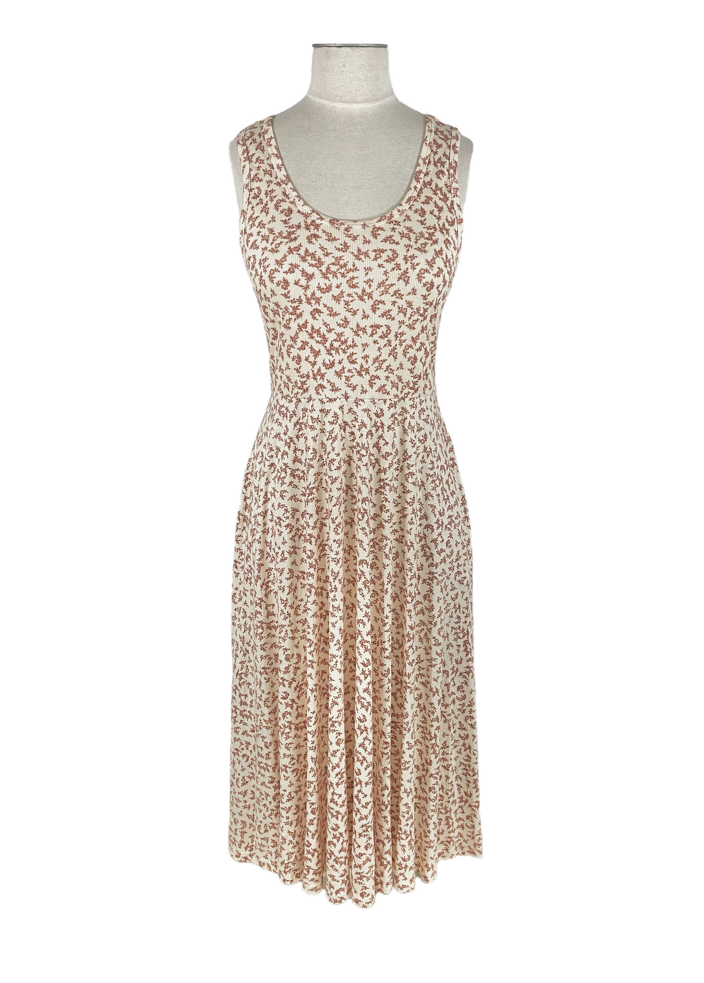Printed Baby Rib Knit Dress