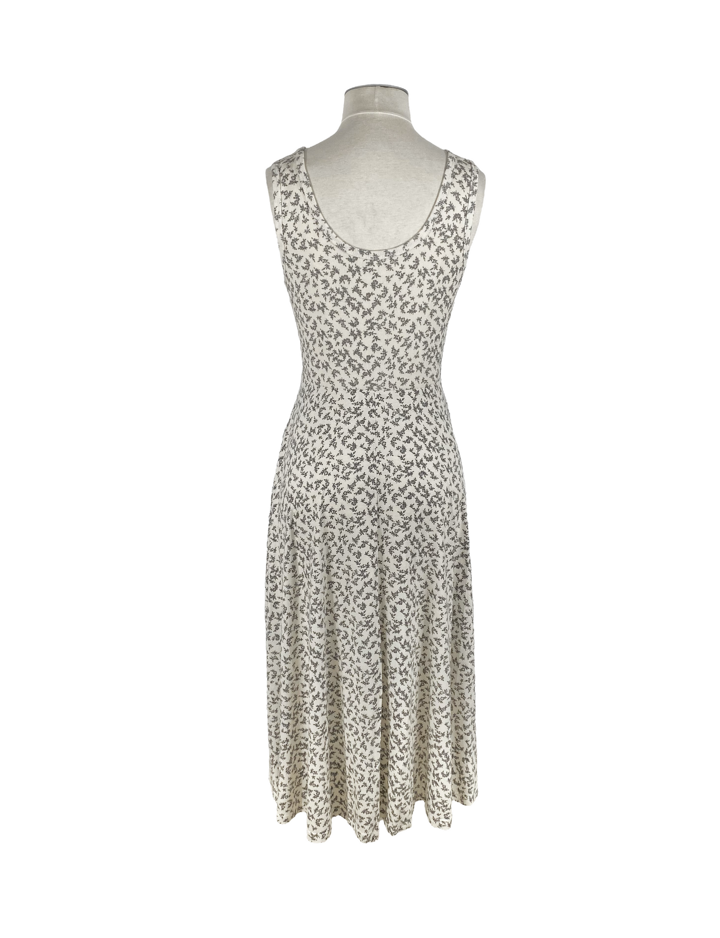 Printed Baby Rib Knit Dress