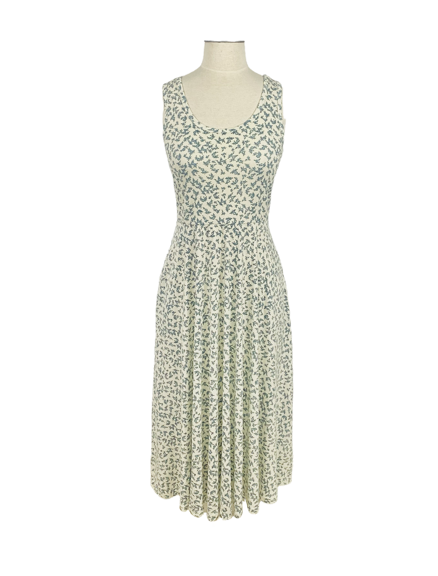 Printed Baby Rib Knit Dress