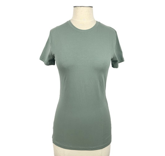 Short Sleeve Crew Neck Fitted Tee