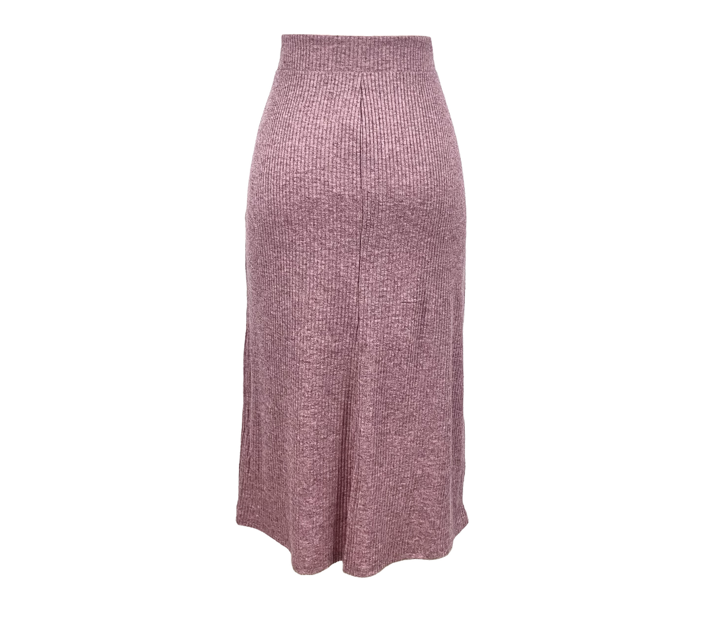 Plus Ribbed Midi Skirt