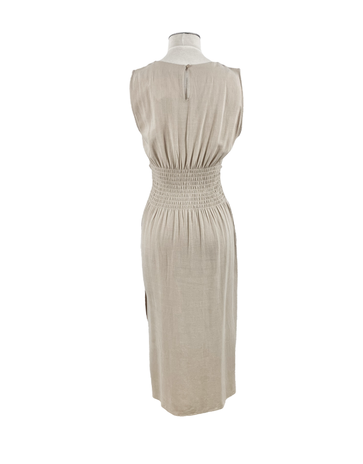 Romantic Impression Side Slit Tie Dress