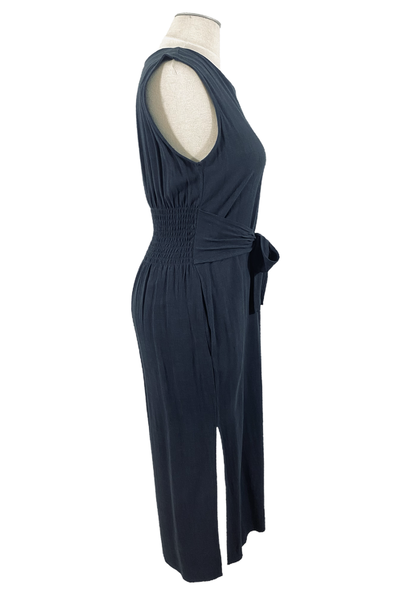 Romantic Impression Side Slit Tie Dress