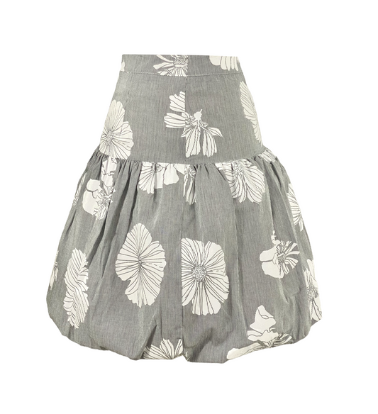 Wynne Floral Print Bubble Skirt