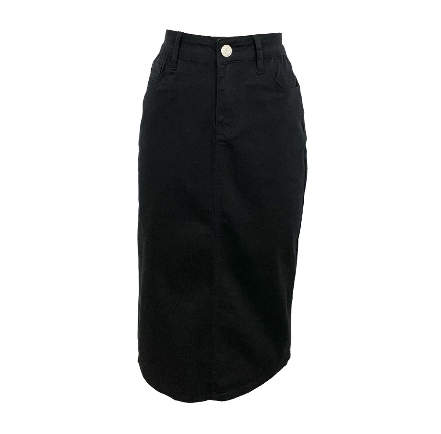 Twill Calf Length Skirt